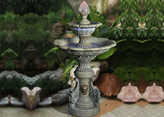 Porcellana Fontana all'aperto del leone di due Tires piccola fornitore
