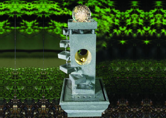 Porcellana Fontana contemporanea dell'arenaria della palla di vetro di punto fornitore
