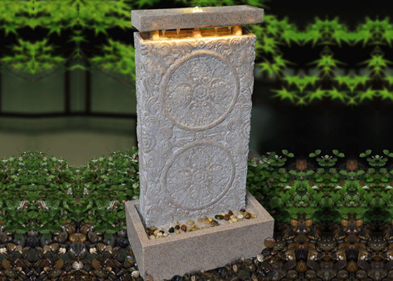 Porcellana Fontane all'aperto Handcrafted con le luci principali fornitore