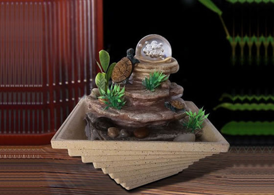 Porcellana Decorazione dell'acqua della palla di vetro della tartaruga dell'interno fornitore