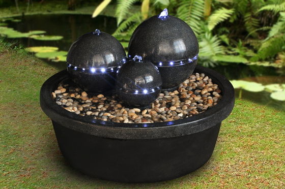 Porcellana L'arenaria di H49cm ha acceso le fontane all'aperto per la decorazione del giardino fornitore