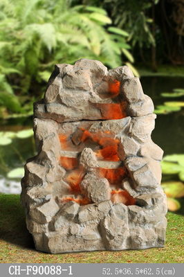Porcellana La roccia Natual sembra H63CM stile americano ha condotto le fontane fornitore