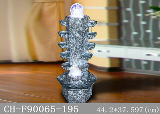 Porcellana La caratteristica dell'acqua della colonna della vetroresina di H97CM ha condotto le luci fatte a mano fornitore