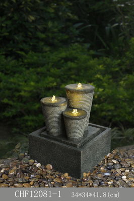 3 piccole fontane decorative ovali fornitore