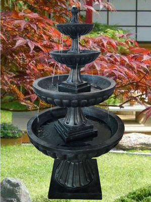 Fontana a file dell'ornamento quattro a 64 pollici fornitore