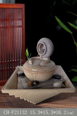 Decorazione tradizionale della cascata di Polyresin della decorazione da tavolo dell'interno fornitore