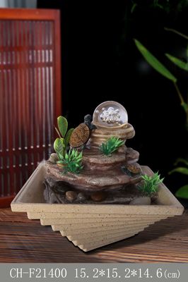 Decorazione dell'acqua della palla di vetro della tartaruga dell'interno fornitore