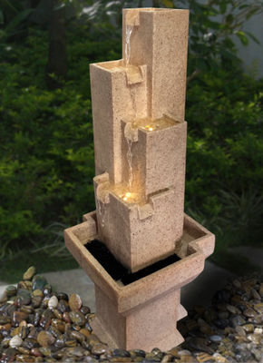 Fontana di lusso leggera dell'arenaria della decorazione del giardino fornitore