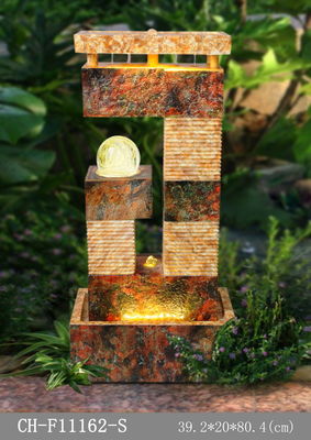 Fontana accesa a 32 pollici della cascata della pietra dell'ornamento fornitore