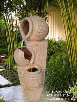 Fontane decorative di Polyresin dei vasi a 39 pollici fornitore