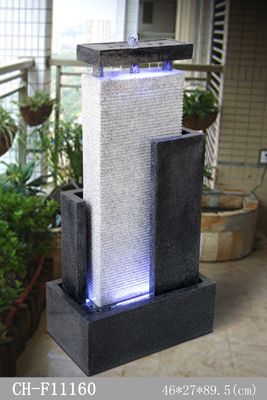 Fontana di legno della cascata della pietra di effetto del marmo della decorazione del giardino fornitore