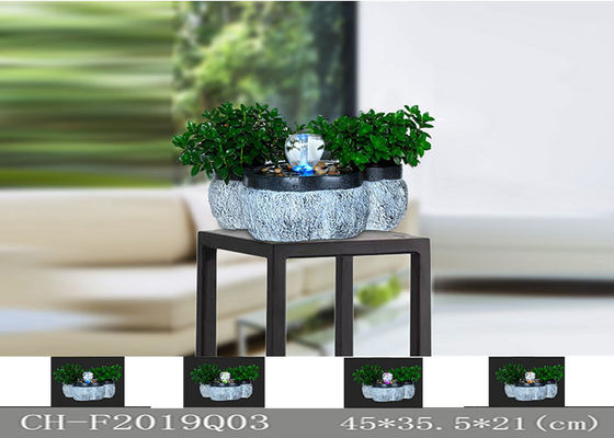 Fontana dello stagno principale arenaria naturale con illuminazione di Colouful fornitore